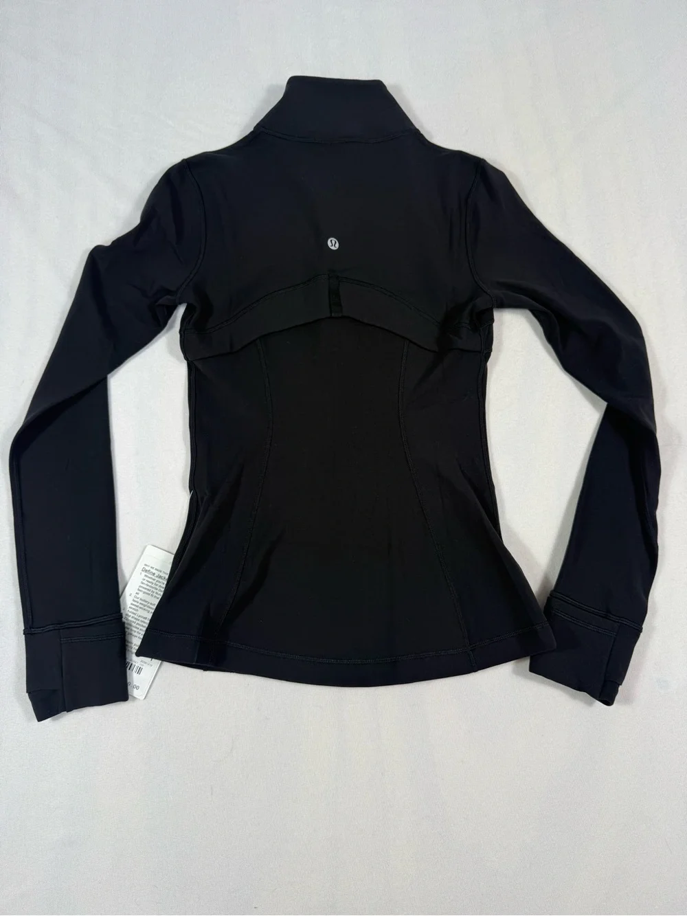 lululemon athletica Black Fitted Define Jacket Nulu with Sleeve Logo